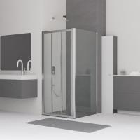 Душевой уголок RGW CL-30 (CL-11 + Z-050-1) прямоугольный   90*90*185 04093099-011 профиль Хром стекло Прозрачное 4 мм RGW