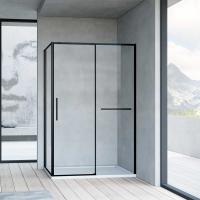 Душевой уголок квадратный/прямоугольный Slim Soft VSR-1SS1012CLB 1200x1000x2000 цвет черный стекло прозрачное Vincea Душевой уголок квадратный/прямоугольный Slim Soft VSR-1SS1012CLB 1200x1000x2000 цвет черный стекло прозрачное Vincea