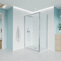 Душевой угол раздвижной E1-SP-CH-10070-01-C9 1000х700x1950 Цвет профиля Хром Стекло  Прозрачное Veconi