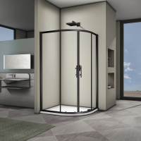 Душевой угол Veconi RV-08B Арт. RV08B-10090-01-C3 Стекло прозрачное/6мм