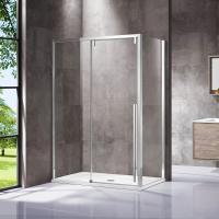 Душевой уголок, прямоугольный Lugano VSR-1L8015CL-1 1500х800х1950 цвет хром стекло прозрачное Vincea