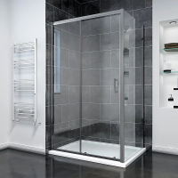 Душевой угол раздвижной прямоугольный RV055GM-13090-01-C8 1300х900х1950 Цвет профиля Оружейная сталь Стекло Прозрачное Veconi