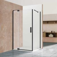 Душевой уголок, прямоугольный Extra VSR-1E111210CLB 1100/1200х1000х2000 цвет черный стекло прозрачное Vincea Душевой уголок, прямоугольный Extra VSR-1E111210CLB 1100/1200х1000х2000 цвет черный стекло прозрачное Vincea