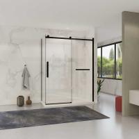 Душевой уголок прямоугольный Como Soft VSR-1CS9015CLB 1500x900x1950 цвет черный стекло прозрачное Vincea