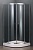 Душевой уголок Dolphin TN-209-J полукруглый 100*100*185 28912900-11 профиль Хром стекло Прозрачное 5 мм RGW